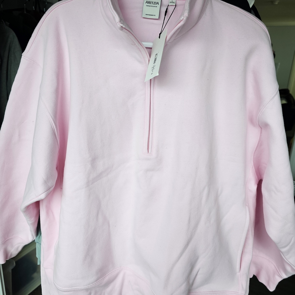 Aritzia
Cozy Sweatfleece Boyfriend 1/2 Zip - Picture 2 of 3